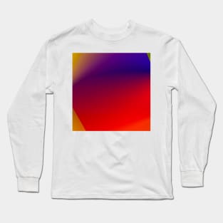 RED BLUE YELLOW GRADIENT TEXTURE Long Sleeve T-Shirt